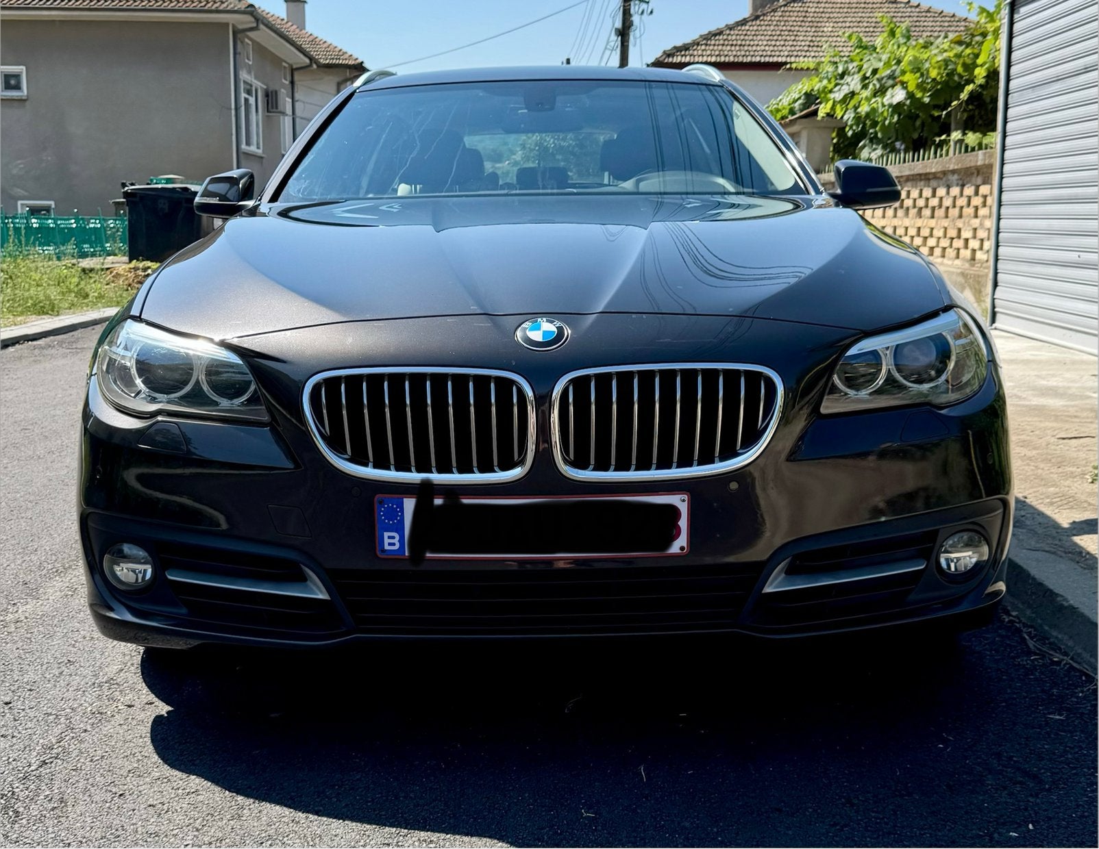 Bmw 518d, Auto's, Bruin, Leder, 5 deurs, Particulier