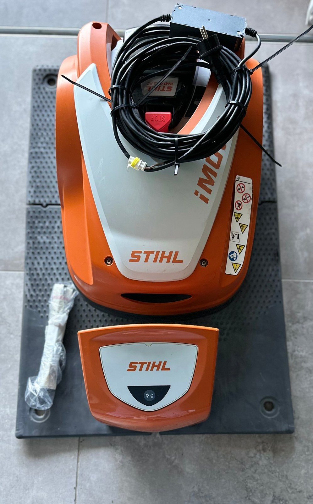 Stihl RMI 422 met iMOW app, Tuin en Terras, Robotmaaiers, Stilh, Gebruikt, Ophalen of Verzenden, Met regensensor