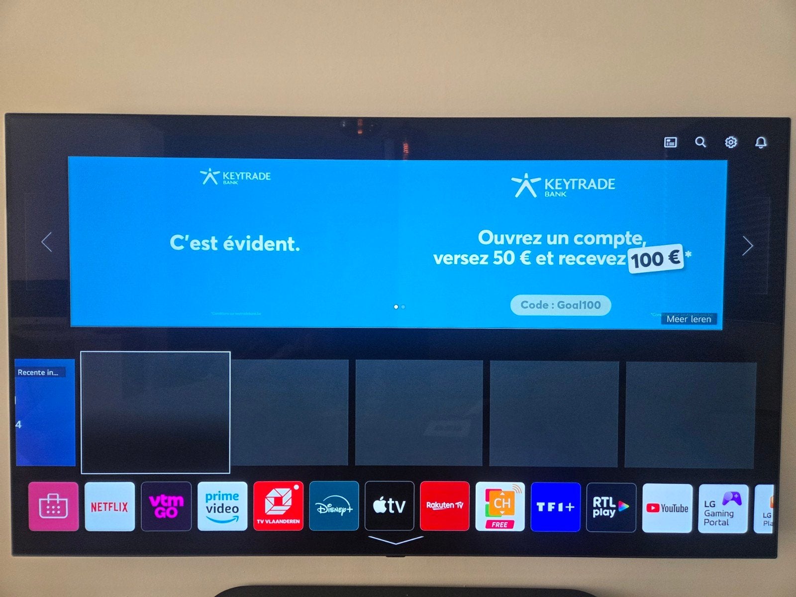 LG Oled 55bx6lb in top staat., Audio, Tv en Foto, Televisies, Ophalen, Zo goed als nieuw, 100 cm of meer, 4k (UHD)