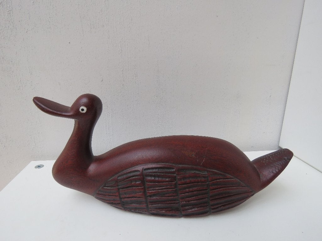 Deens design jaren 60 teak eend, Ophalen of Verzenden