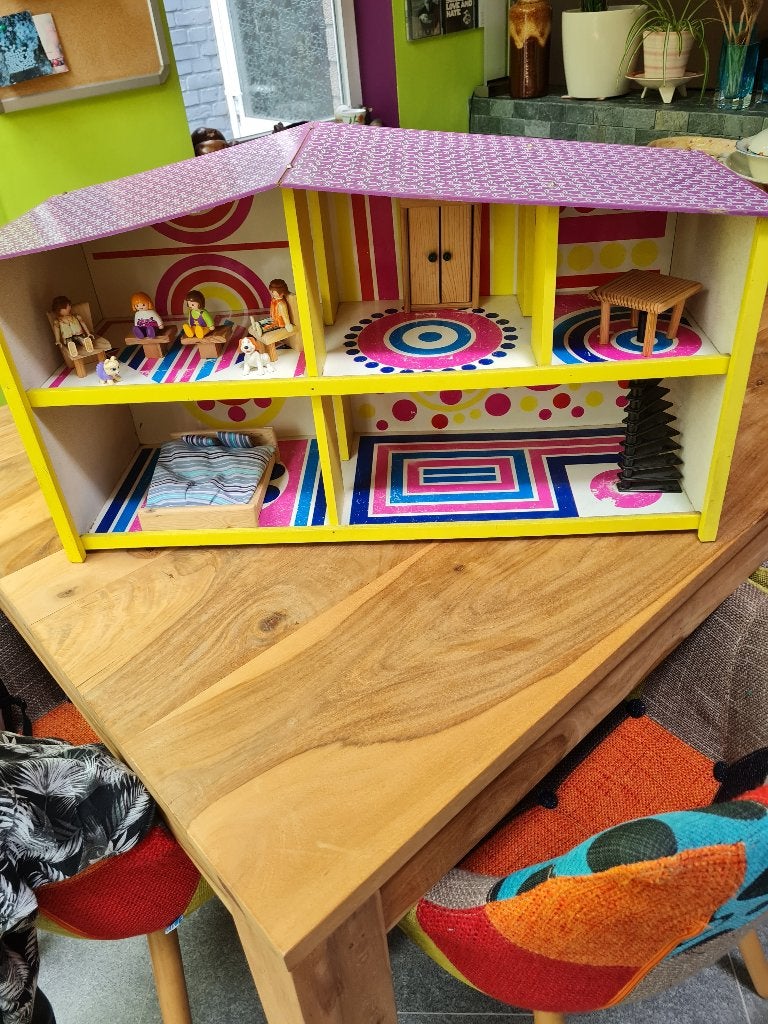 Vintage poppenhuis (okra), Ophalen, Poppenhuis