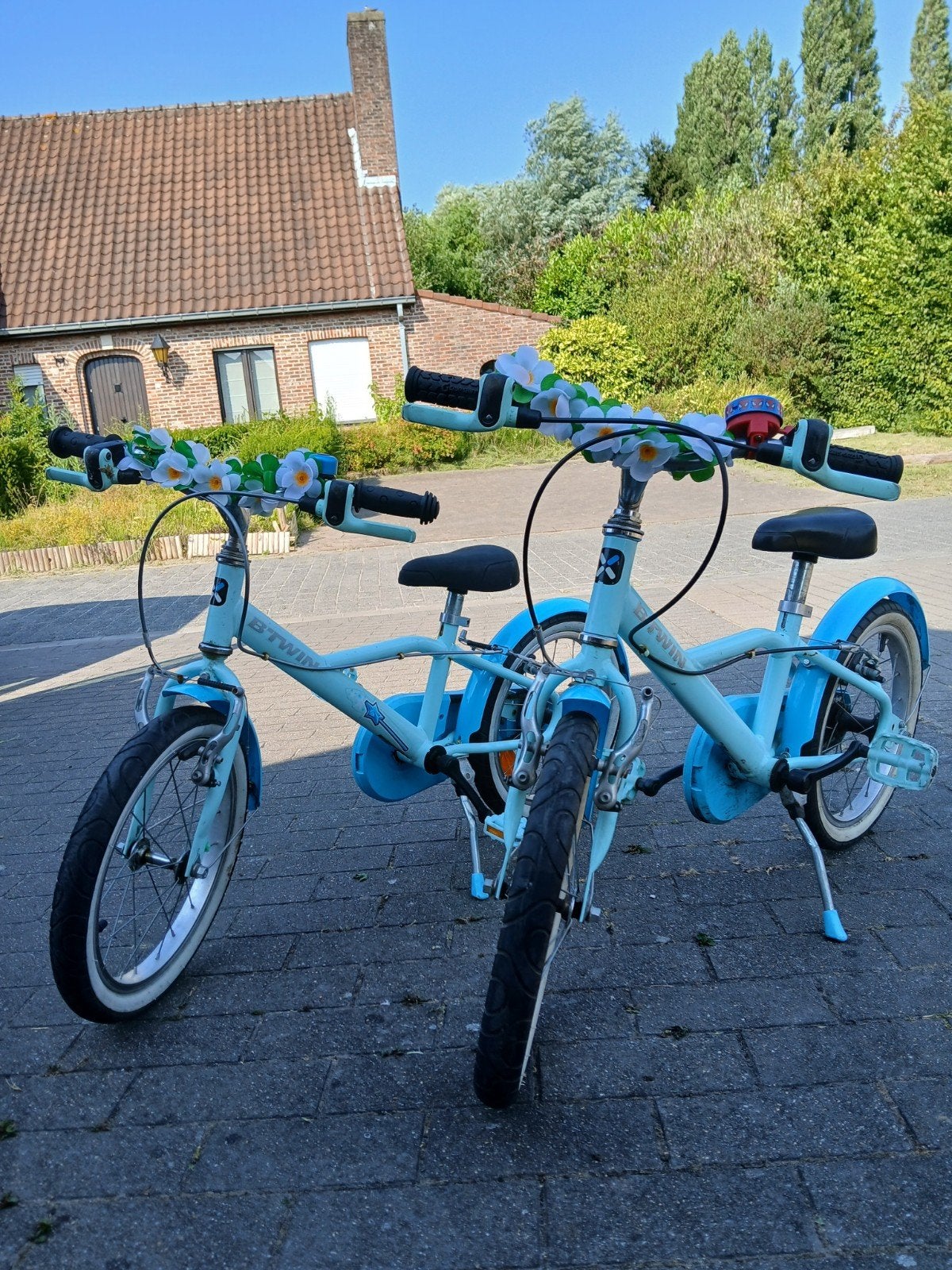 TWEELINGFIETSEN 4J-6J 35€ PER STUK, Ophalen, Gebruikt, Velgrem, B-Twin