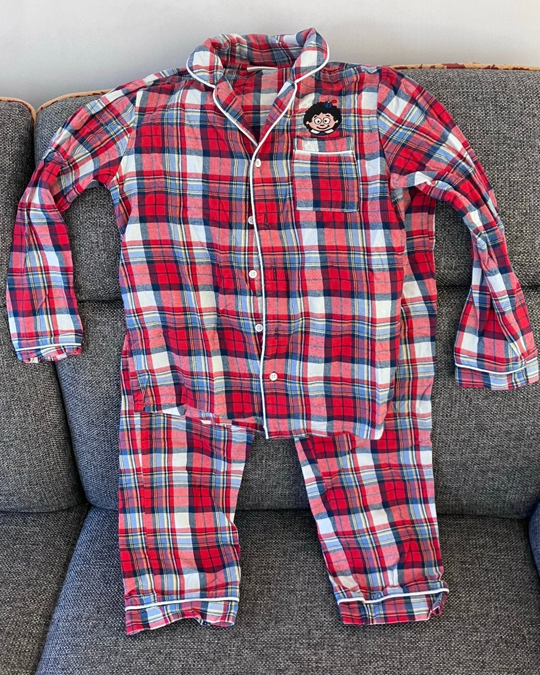 Spiekpietjes pyjama - maat 128, Ophalen, Zo goed als nieuw