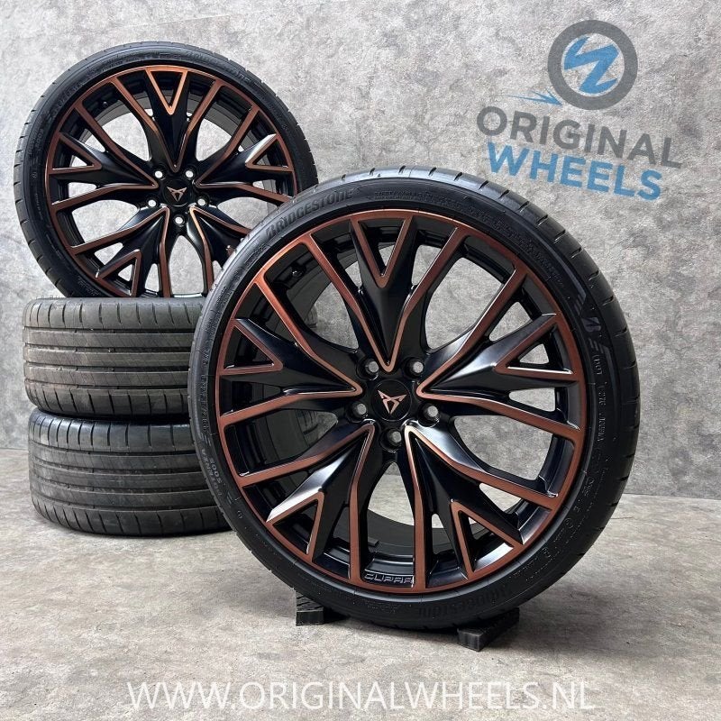 19 inch originele velgen + zomerbanden Cupra Leon 5FA601025R, Auto-onderdelen, 19 inch, Gebruikt, -, -