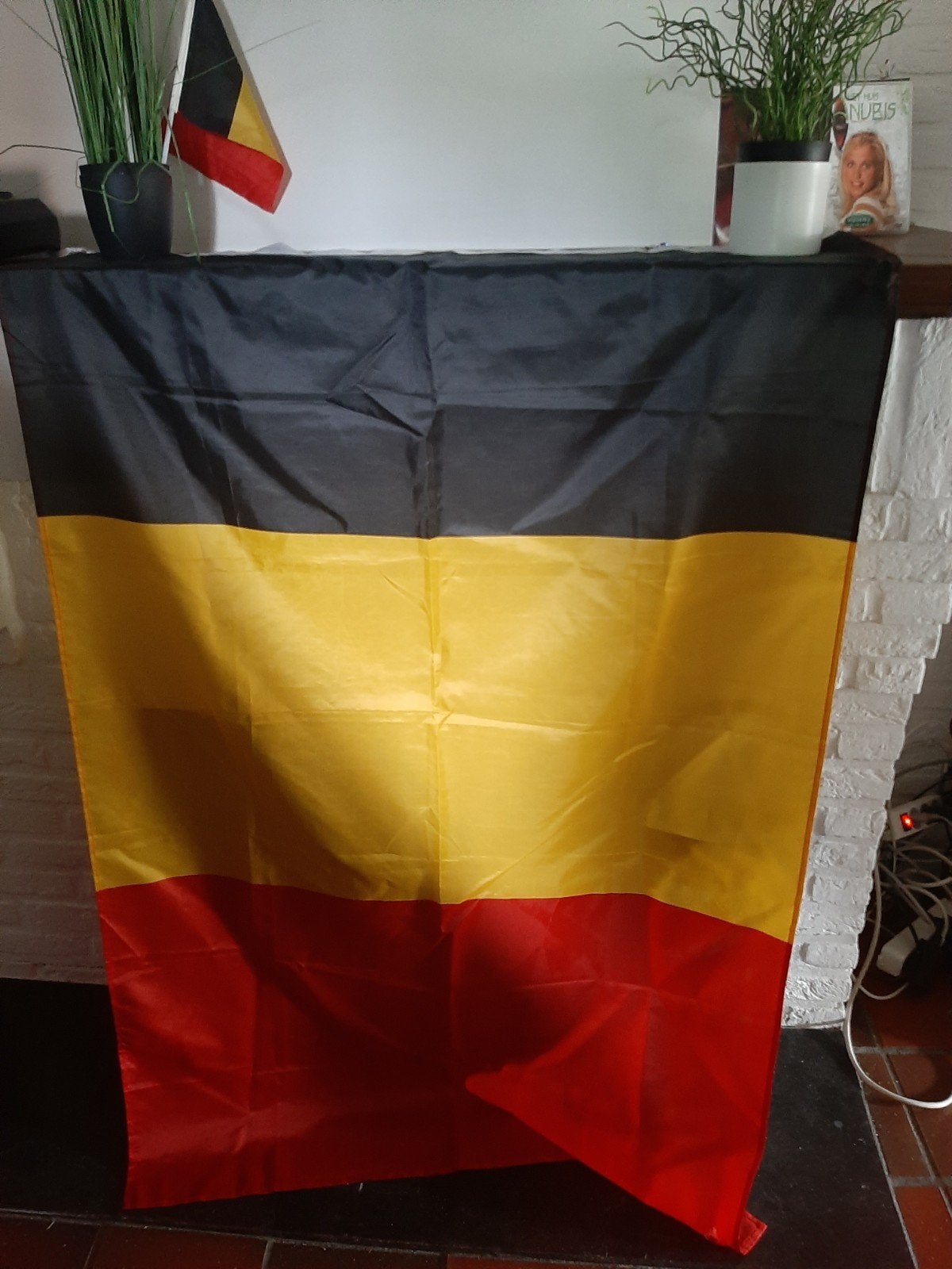Belgische vlag 1 op 1,5 meter, Ophalen of Verzenden, Zo goed als nieuw