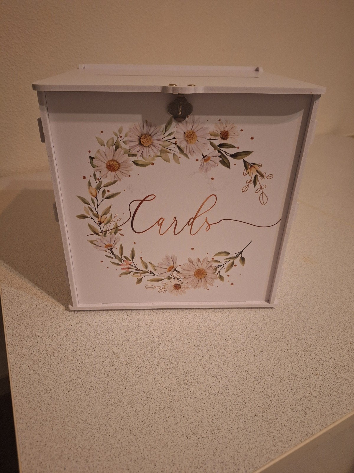 kaartbox met slot, Maison & Meubles, Autres types, Enlèvement, Utilisé