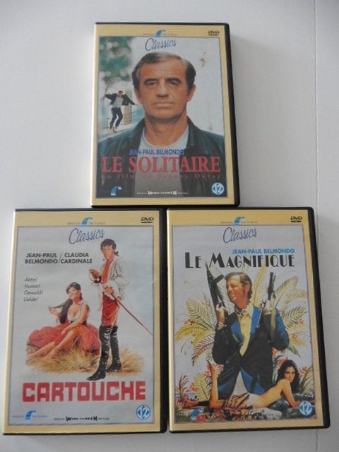 Jean Paul Belmondo DVD ACTIEPAKKET NL OT, Cd's en Dvd's, Dvd's | Klassiekers, 1960 tot 1980, Nederlands, Ophalen of Verzenden