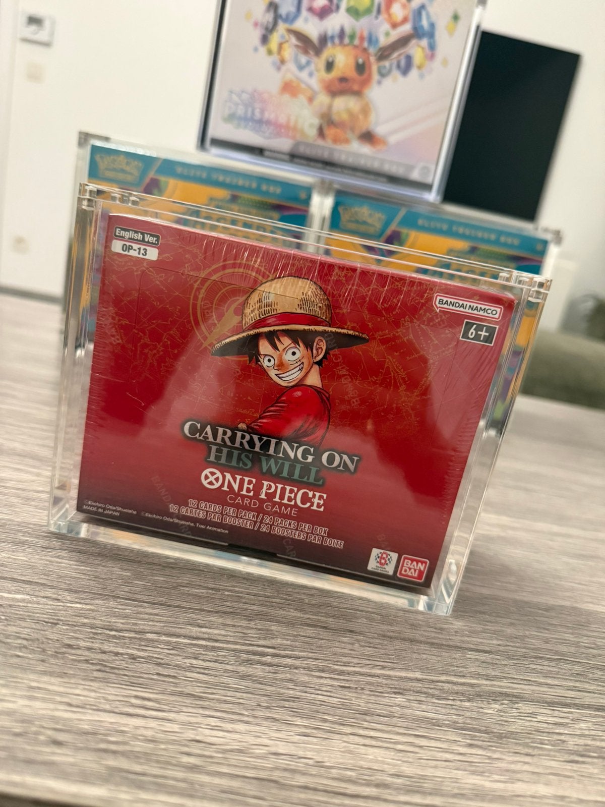 One Piece op13 Carring on his will English version, Hobby en Vrije tijd, Ophalen, Nieuw, Boosterbox, Foil