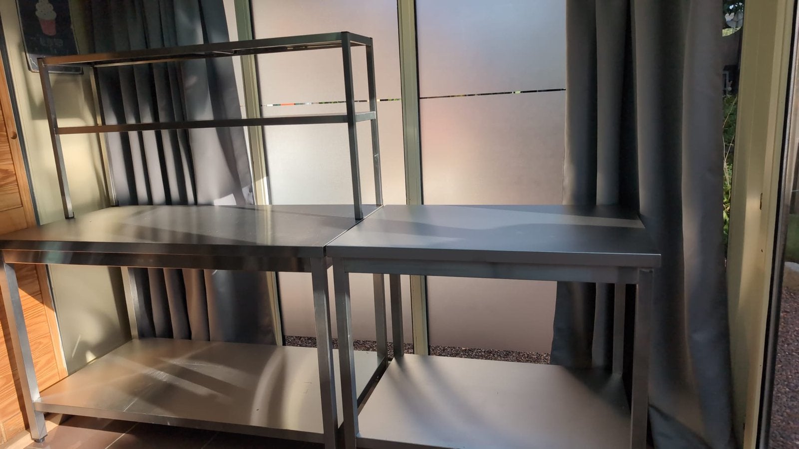 Inox werktafels, Ophalen, Zo goed als nieuw