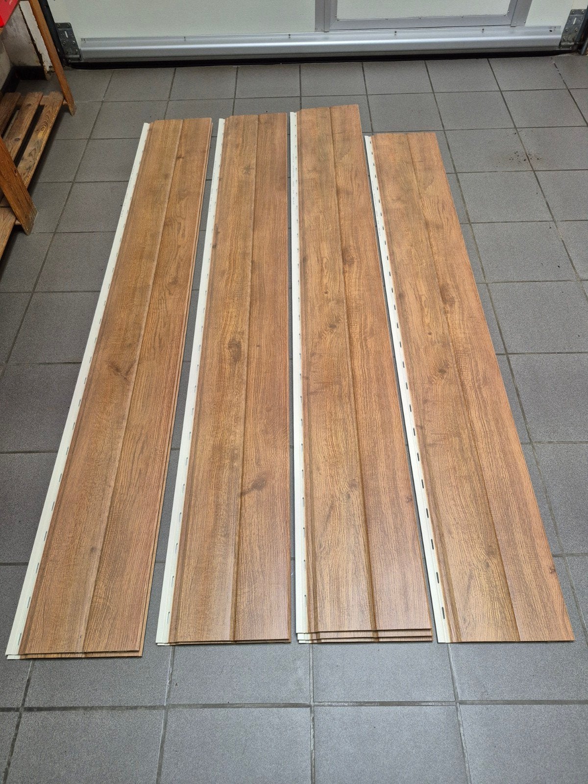 Revêtements Imitation bois pour bardage ou autre/10 eu le m2, Bricolage & Construction, Enlèvement, Planche