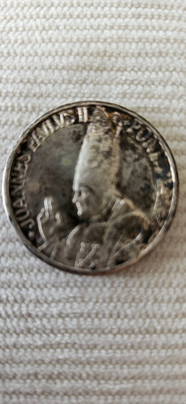 Joannes Paulus II met mijter, Ophalen of Verzenden