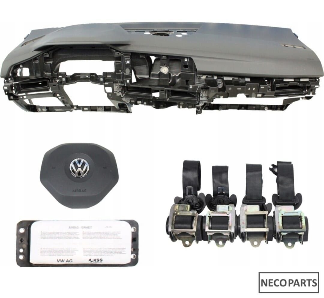 VW GOLF VIII GTE AIRBAG COMPLEET AIRBAG DASHBOARD, Gebruikt, -, Volkswagen, -