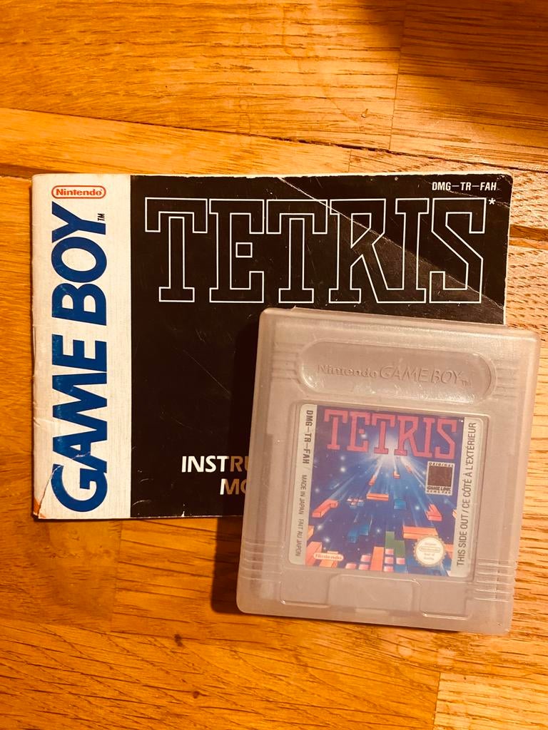 Gameboy Tetris spel original met boekje, Ophalen of Verzenden, Zo goed als nieuw