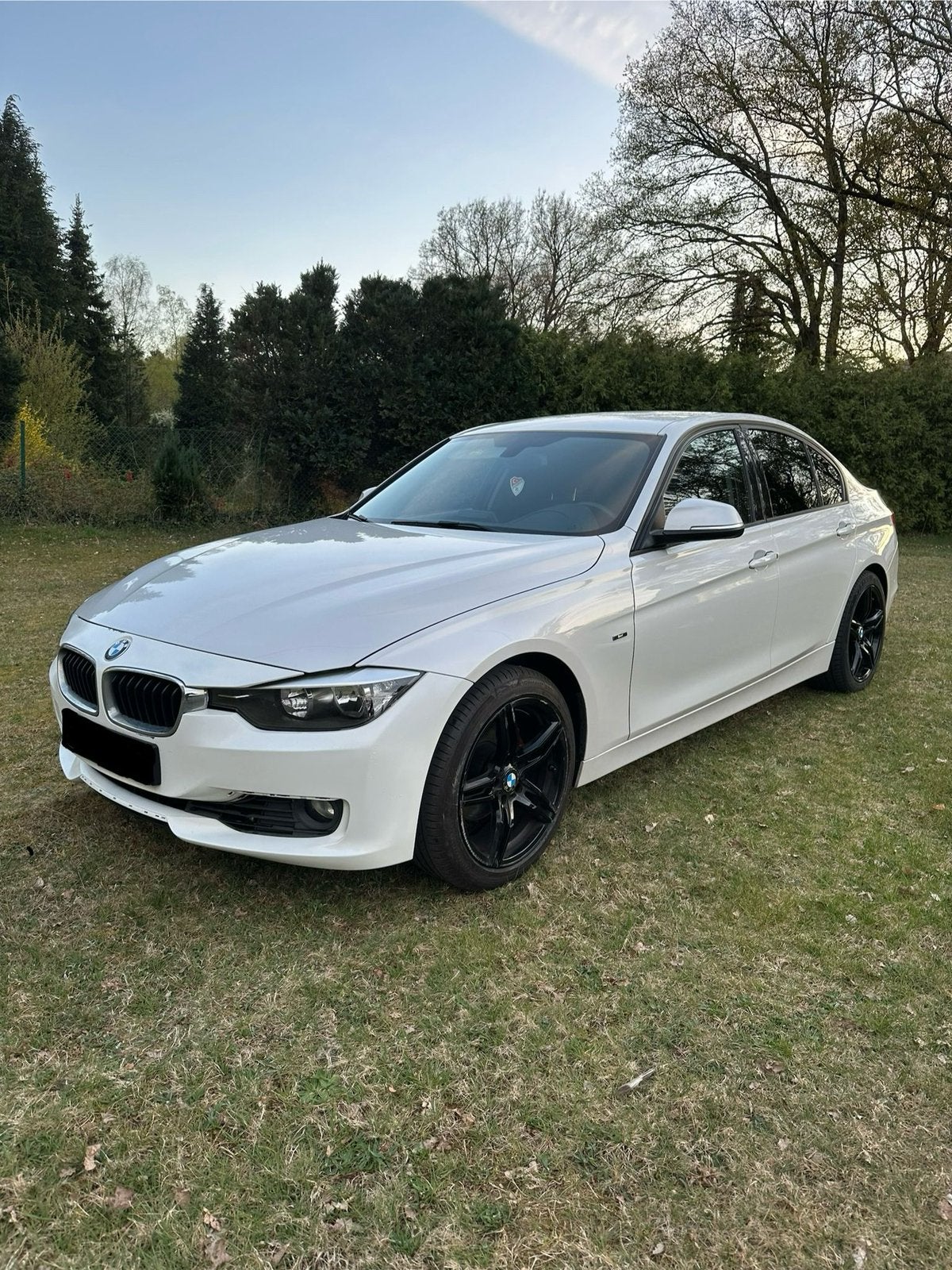 BMW 316D 2015 150 000 KM, Auto's, Euro 5, Zwart, Wit, Leder