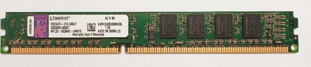 2 x 2 Go de Kingston pour PC 3, Enlèvement ou Envoi
