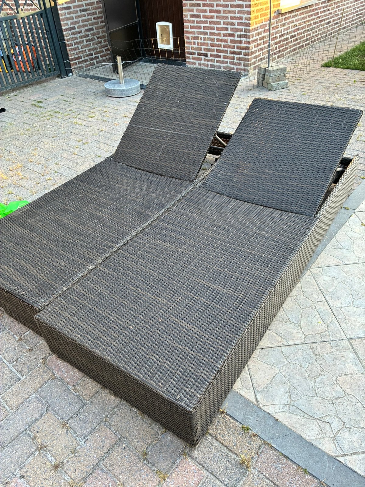 Rotan ligbedden, Ophalen, Gebruikt, Rotan