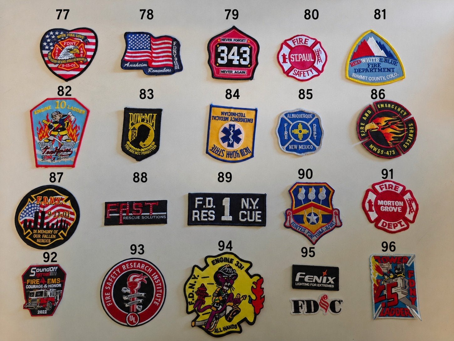 collection patch police defense polpier, Collections, Enlèvement