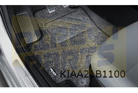 Kia Rio V Mattenset (4x) naaldvilt tekst "Rio" Origineel! H8, Kia, -, Verzenden, -