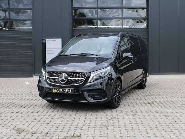 Mercedes-Benz V 300 d 4-Matic L2 6pl., Auto's, Mercedes-Benz, Automaat, Monovolume, Zwart, Overige kleuren