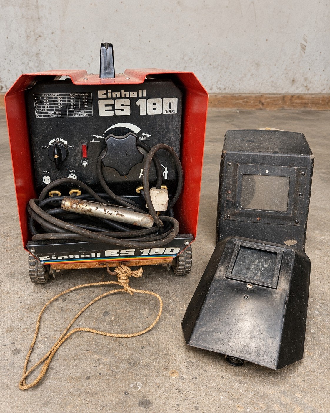 Poste à souder Einhell ES 180 – 180 A + 2 masques, Bricolage & Construction, Enlèvement