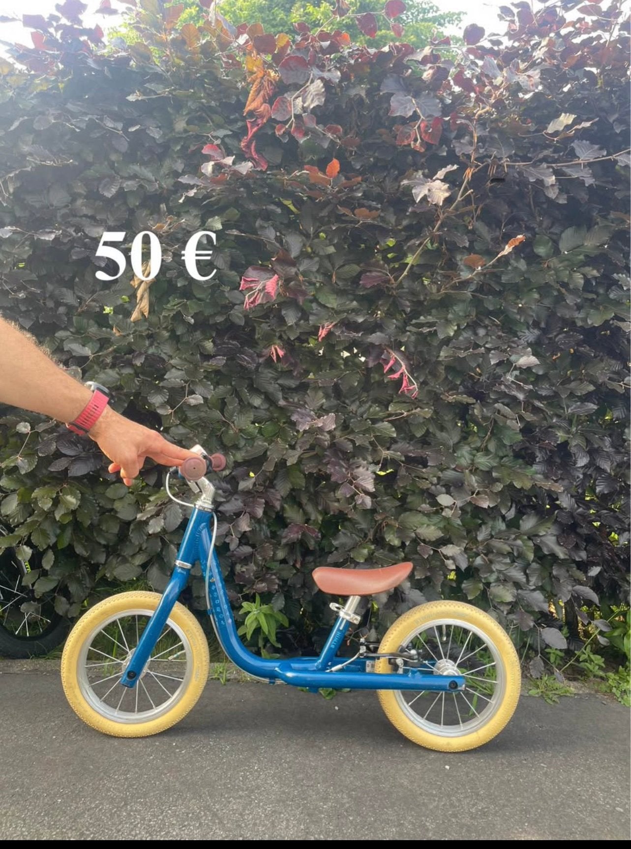 Loopfiets, Ophalen, Zo goed als nieuw