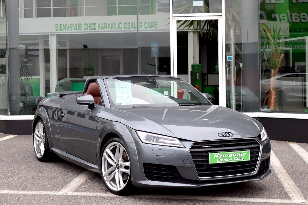 AUDI TT CABRIO 230CV QUATTRO S-TRONIC COCKPIT CUIR XENON, Auto's, Audi, Automaat, 4 cilinders, Leder, Bedrijf