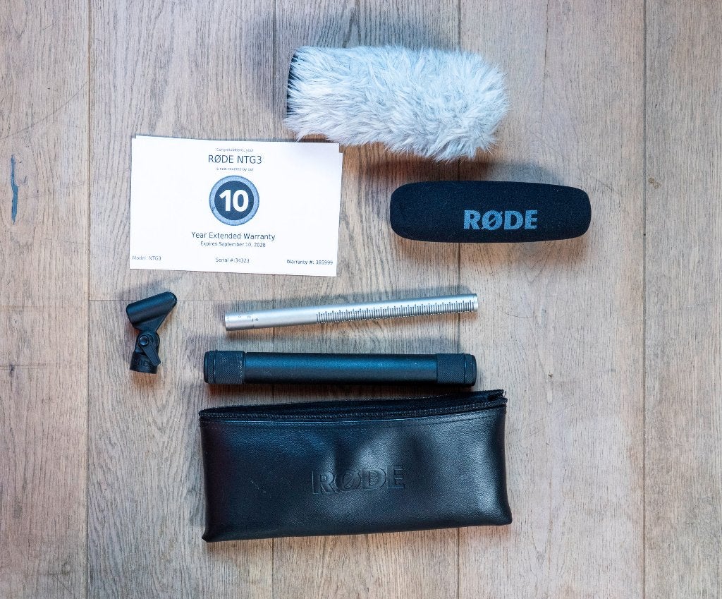 RØDE NTG3 shotgunmicrofoon + extra windkap, Muziek en Instrumenten, Ophalen of Verzenden, Gebruikt, Overige typen
