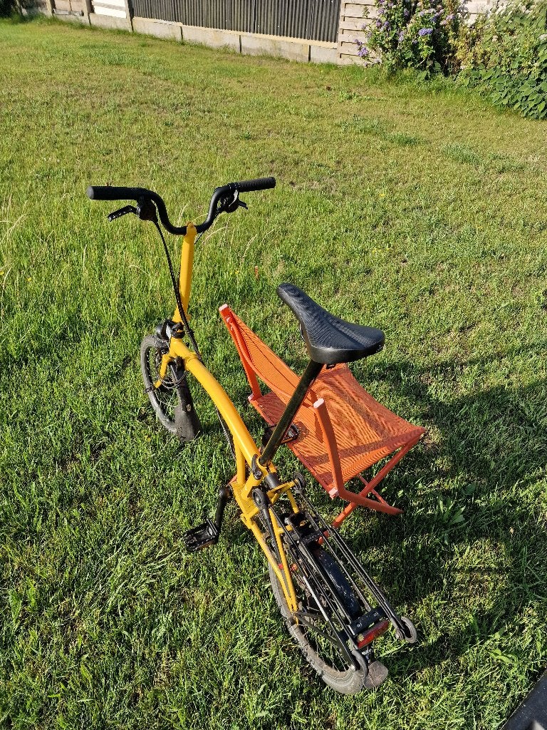 Brompton C-Line (H-6-R) + zak, Vélos & Vélomoteurs, Vitesses, Brompton, Enlèvement, Utilisé