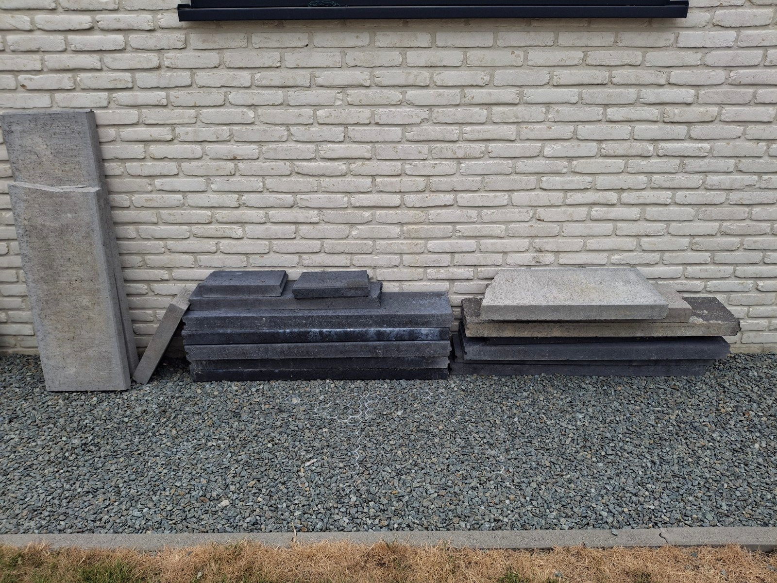 boordstenen, Doe-het-zelf en Bouw, Dakpannen en Dakbedekking, Ophalen
