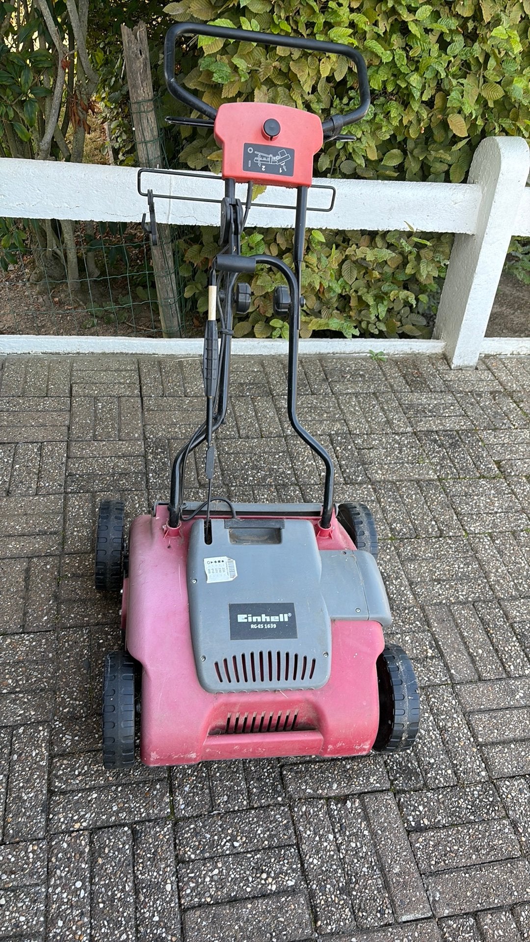 Elektrische verticuteerder Einhell, Ophalen, Gebruikt, Elektrische starter, Balkmaaier