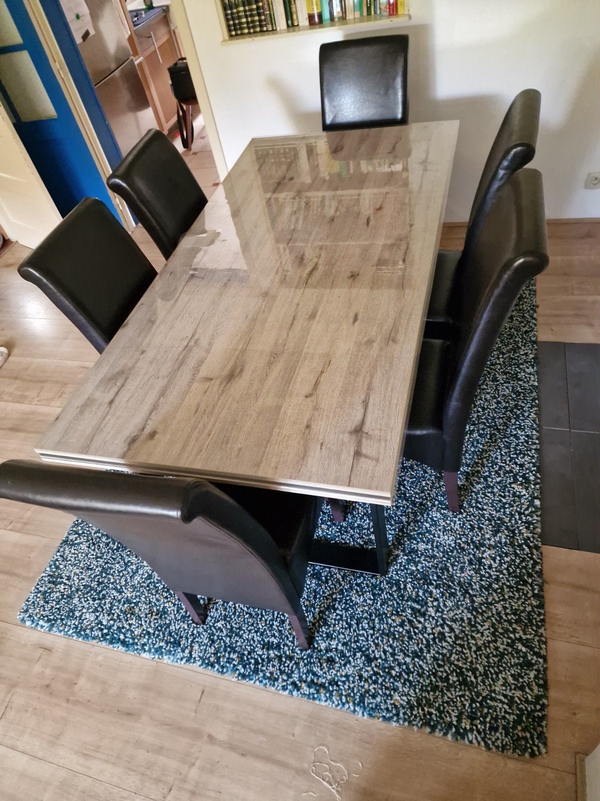 Eetkamer met 6 stoelen., Huis en Inrichting, Complete eetkamers