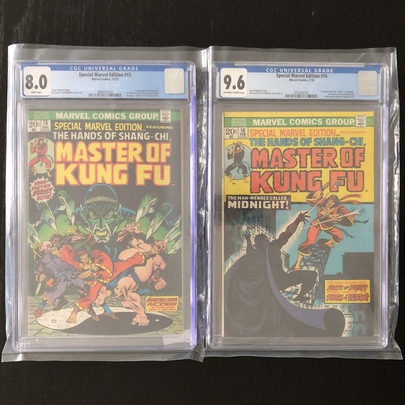 Special Marvel Edition Vol.1 #15 & 16 CGC Set (1973), Marvel Comics, Comme neuf, Plusieurs comics, Amérique