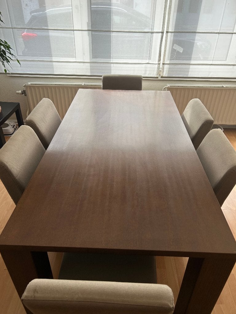 Prachtige Mobitec tafel, Huis en Inrichting, Tafels | Eettafels, Ophalen, 50 tot 100 cm, Zo goed als nieuw, Vijf personen of meer