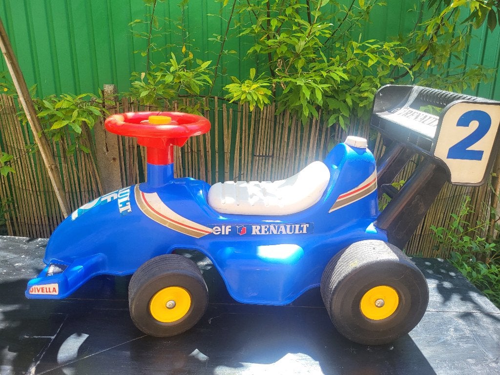 Vintage loopauto renault formule 1, Ophalen of Verzenden