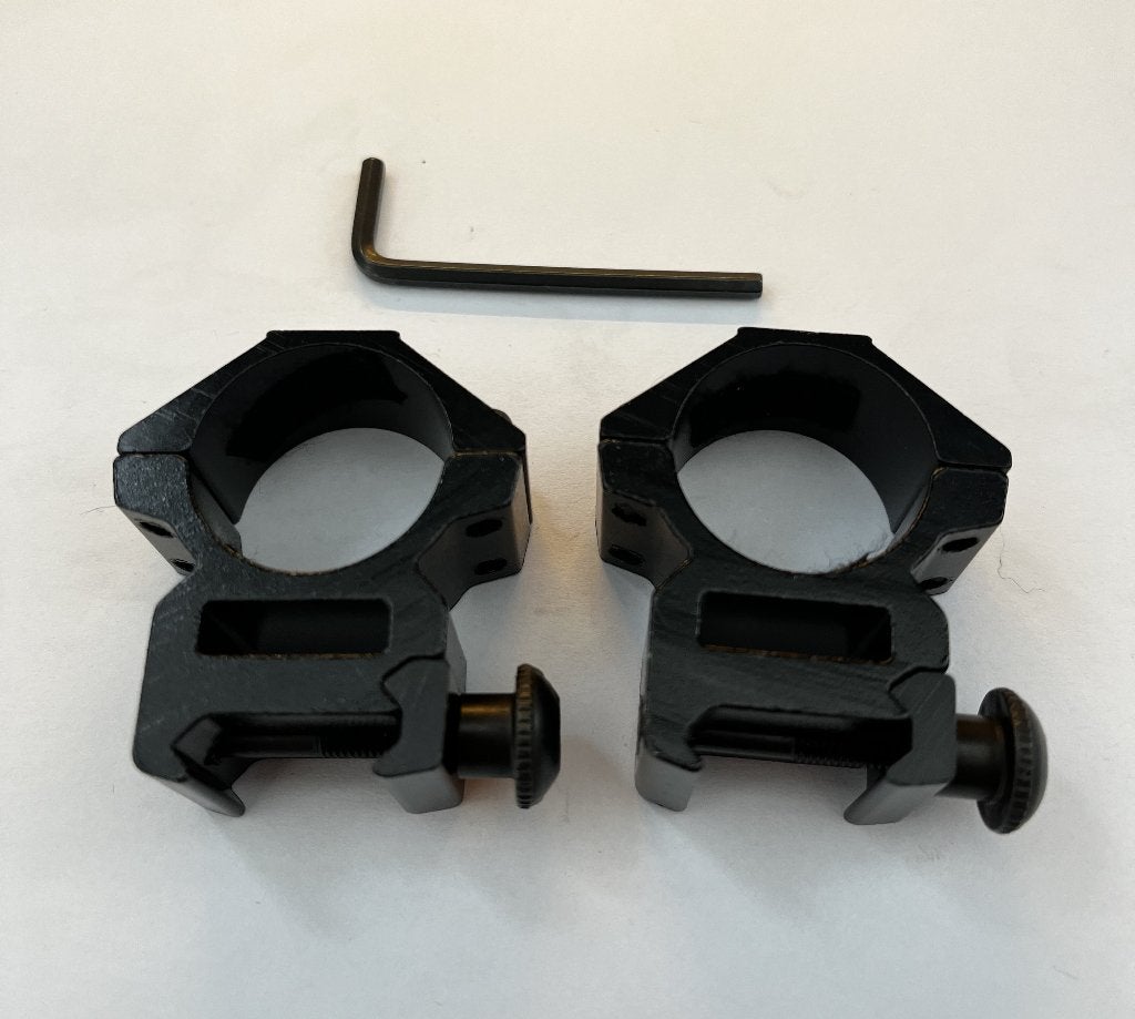 25.4mm MONTAGE RINGEN, SCOPE RINGS, PICATINNY 21mm {nr2}, Ophalen of Verzenden, Nieuw