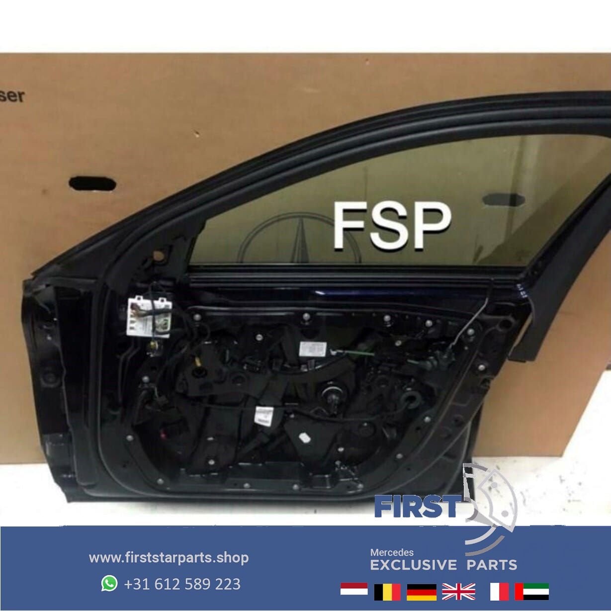 W205 S205 DEUR RECHTSVOOR PORTIER C Klasse BLAUW 2014-2020 C, Auto-onderdelen, Gebruikt, -, Deur, Ophalen of Verzenden
