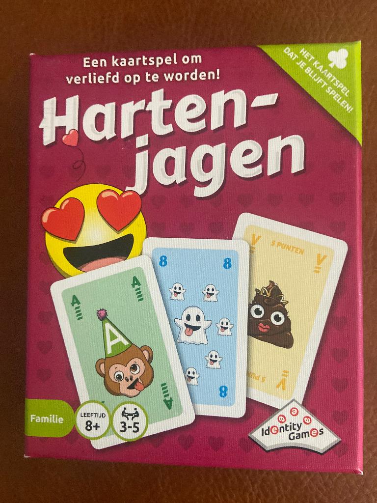 Hartenjagen, Vijf spelers of meer, Verzenden, Zo goed als nieuw, Identity Games
