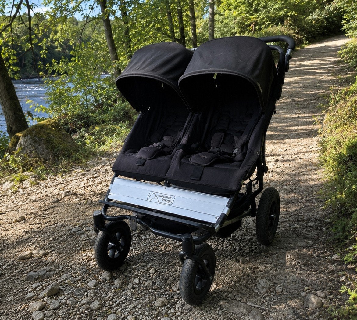 Poussette double tout-terrain Mountain Buggy Duet, Enlèvement, Maxi-Cosi