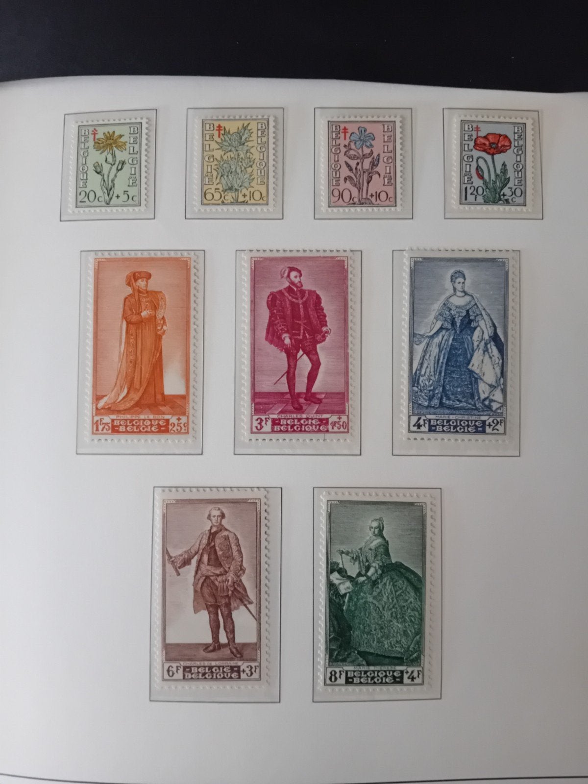 Timbres de Belgique n 814/822** lot 169P, Enlèvement ou Envoi, Neuf