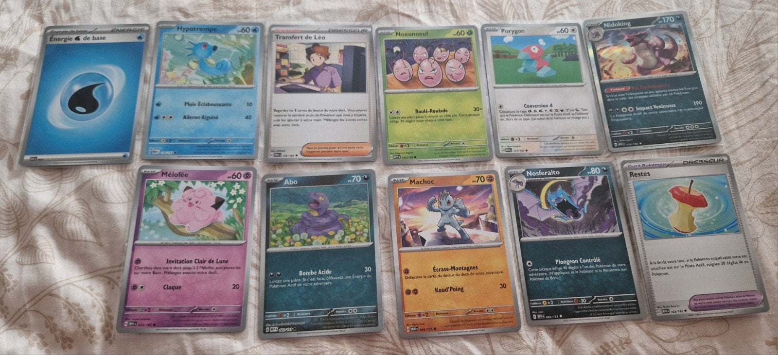 Lot de 11 cartes Pokémon, Envoi, Neuf, Plusieurs cartes