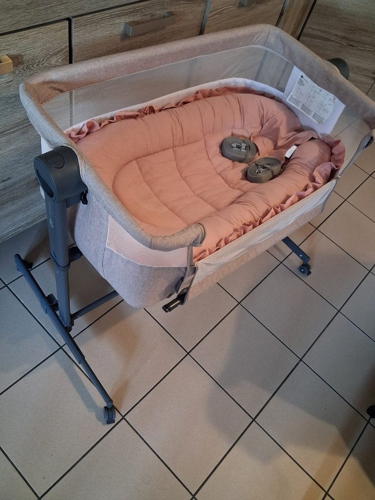 Lot Lit Cododo Kinderkraft Neste Up 2 Beige + Nid Bébé, Enlèvement, Utilisé, Berceau