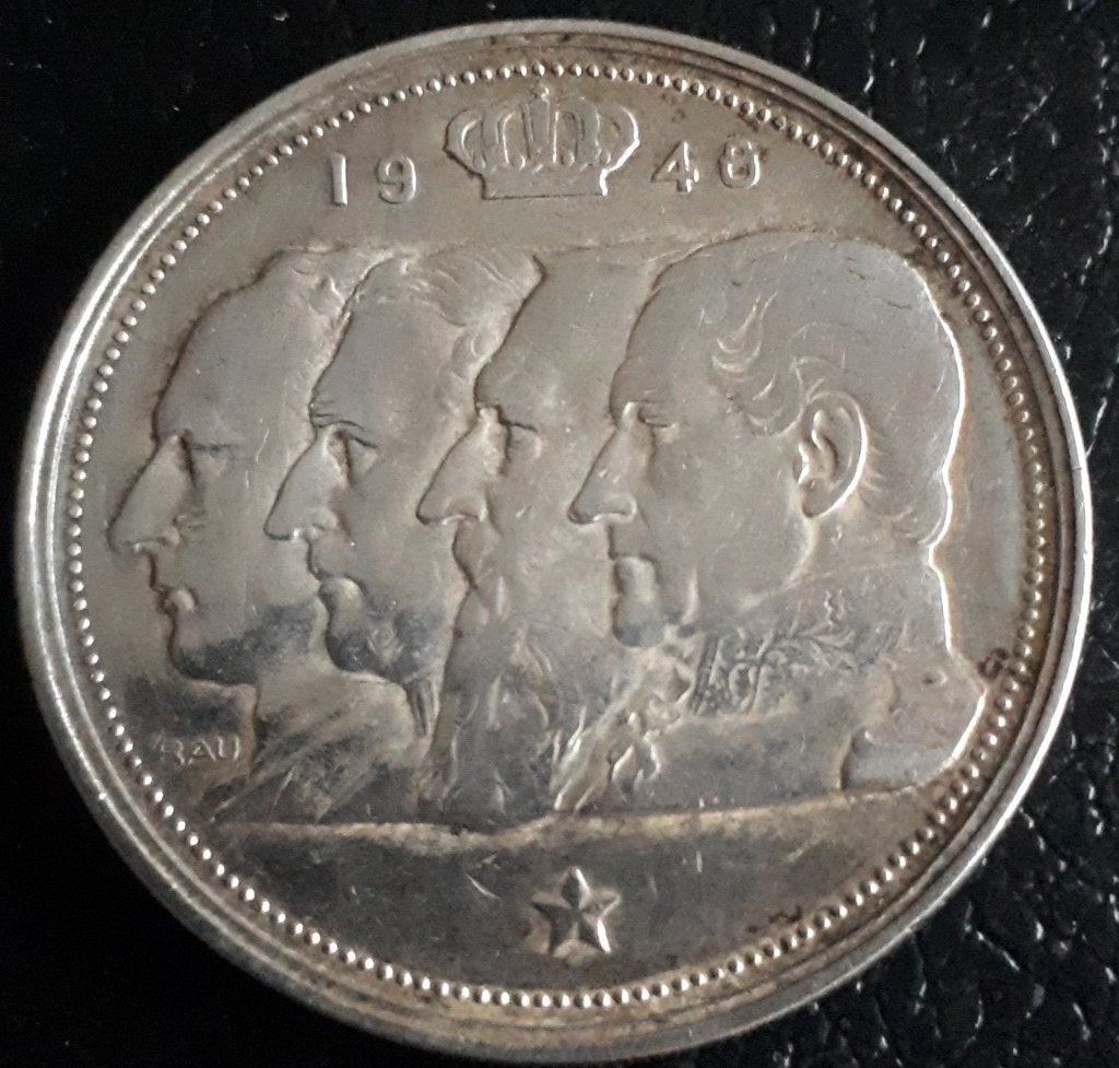 BELGIQUE/100 FRANCS 1948 KM 138,1 ARGENT .835, Timbres & Monnaies, Enlèvement ou Envoi, Monnaie en vrac, Argent, Argent