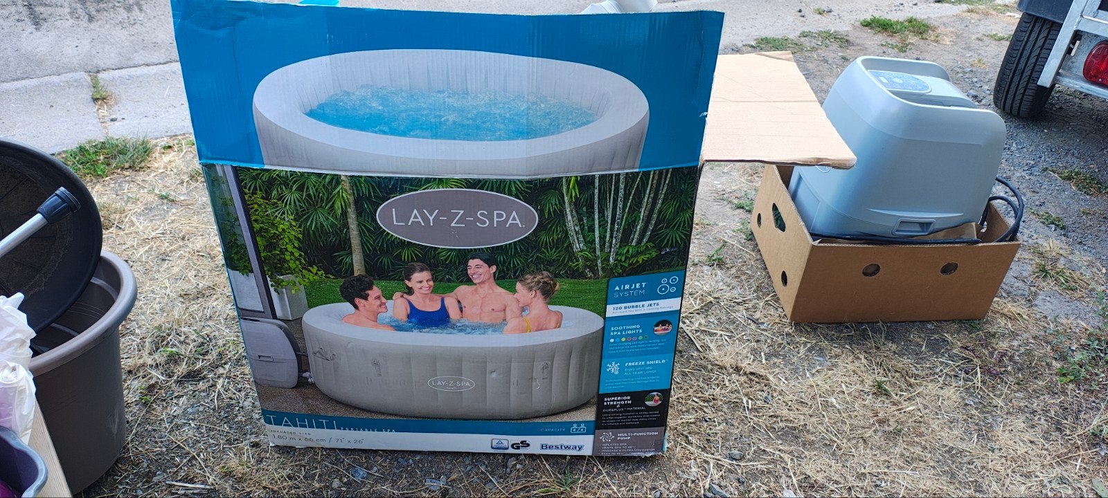 jacuzzi, Enlèvement