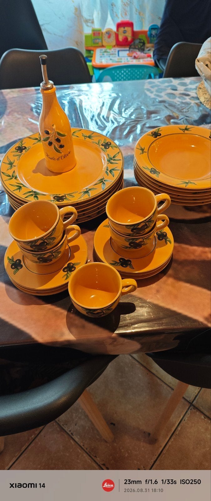 Service vaisselle Porcelaine REVOL France - Décor Olives Pro, Antiquités & Art, Antiquités | Services (vaisselle) complet, Enlèvement