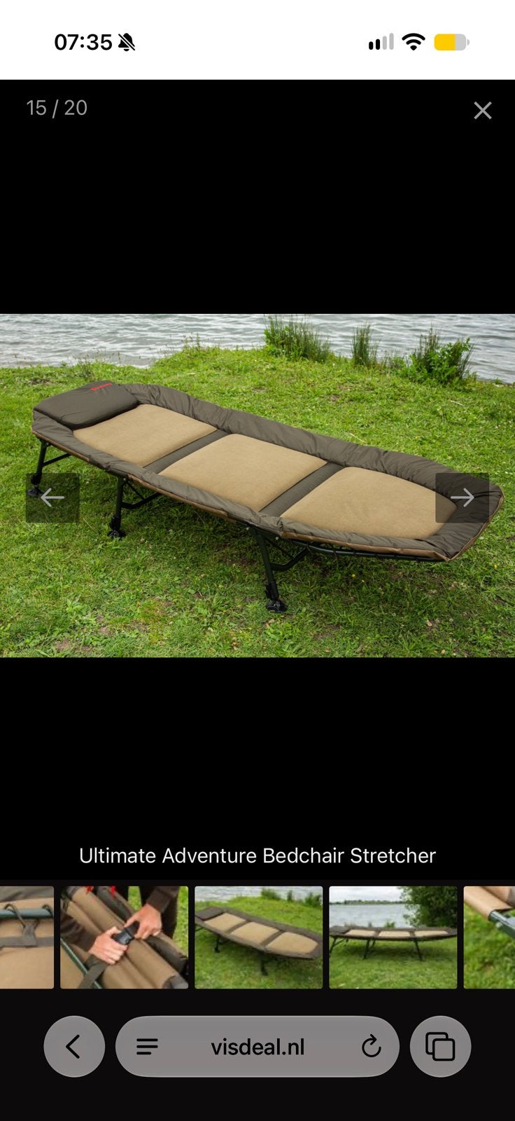Ultimate Adventure Bedchair Stretcher, Enlèvement, Neuf
