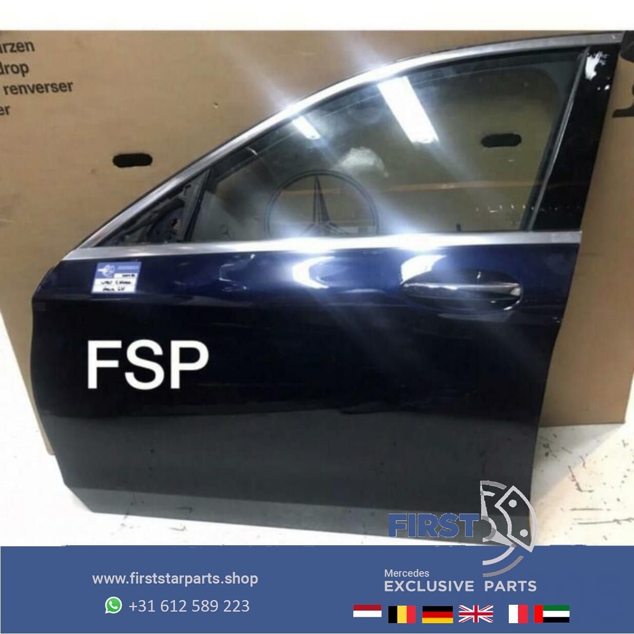 W205 S205 DEUR C Klasse PORTIER LINKSVOOR BLAUW 2014-2020 CO