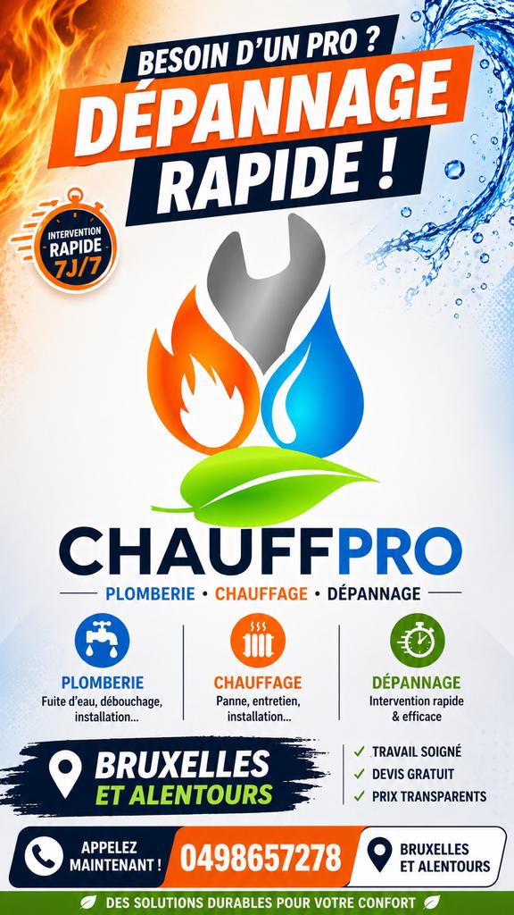 Chauffagiste, Bricolage & Construction, Chauffage & Radiateurs, Neuf, Enlèvement ou Envoi