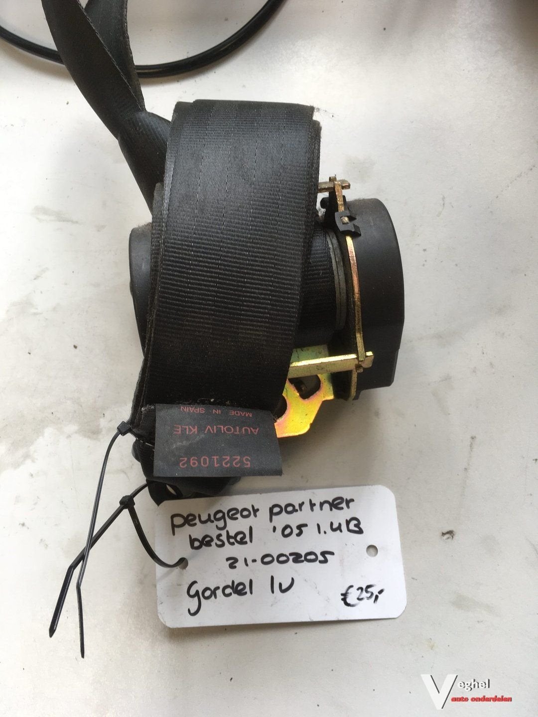Peugeot partner gordel lv, Auto-onderdelen, Gebruikt, -, -, Ophalen of Verzenden