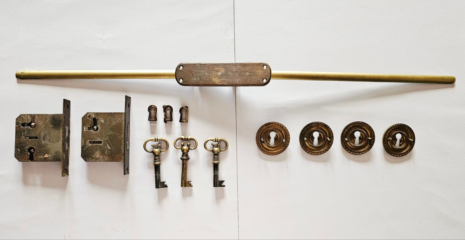 Antiek Meubelbeslag Set, Antiek en Kunst, Ophalen of Verzenden