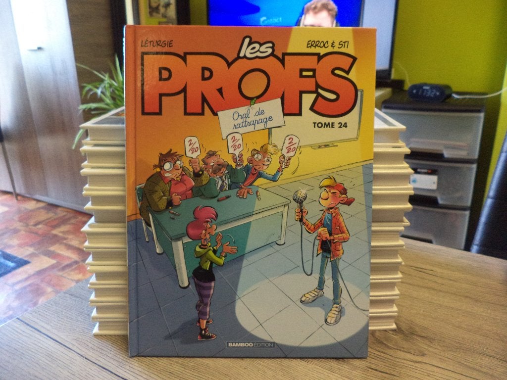 av 1 bd les profs en 1er edit 3.00 euro, Eén stripboek, Ophalen of Verzenden, Gelezen